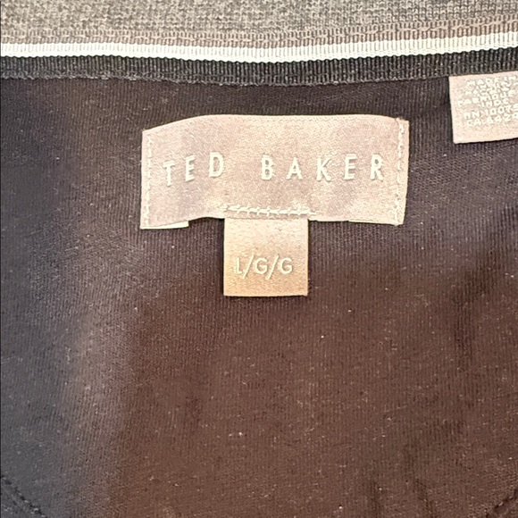 Ted Baker Black Quarter-Zip Sweater - Picture 2 of 9